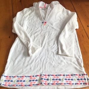 Vineyard vines terry cloth hooded cover up